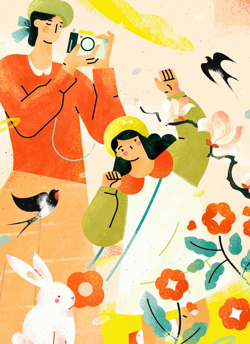 春日晴· Blooming Fun